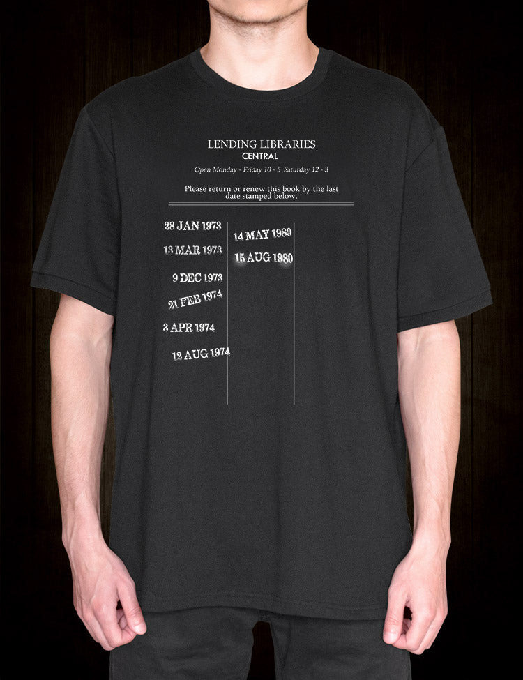 Vintage Library Card T-Shirt