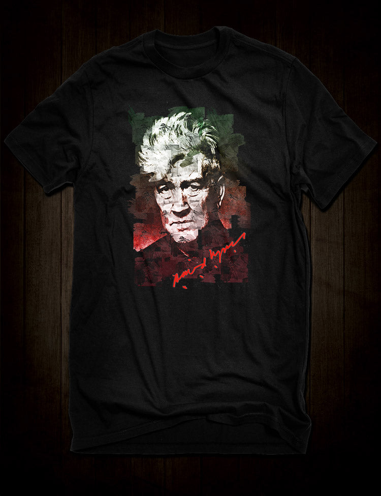 David Lynch Portrait T-Shirt - Hellwood Outfitters