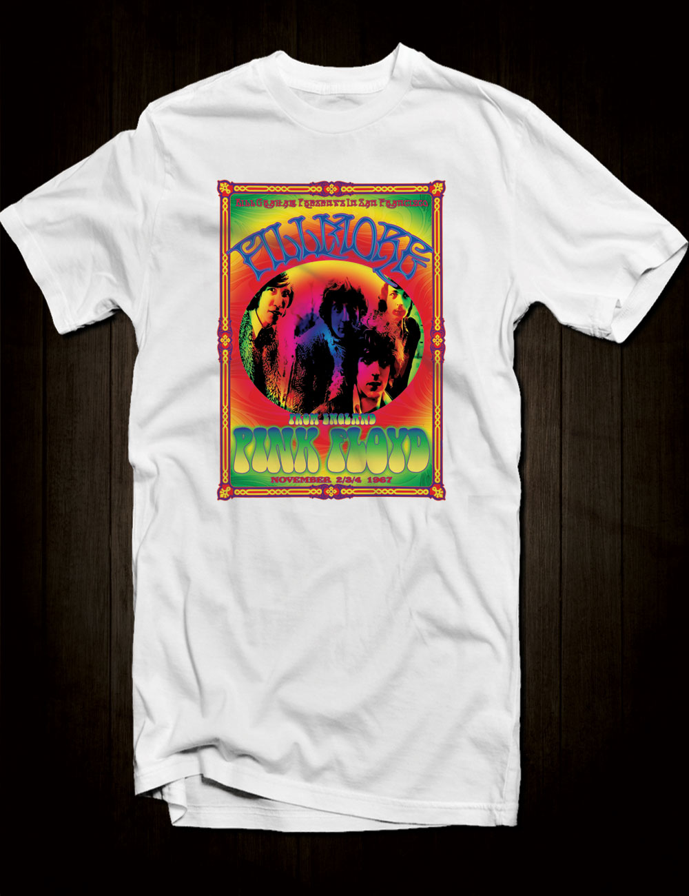 Pink Floyd Live At The Fillmore T-Shirt - Hellwood Outfitters