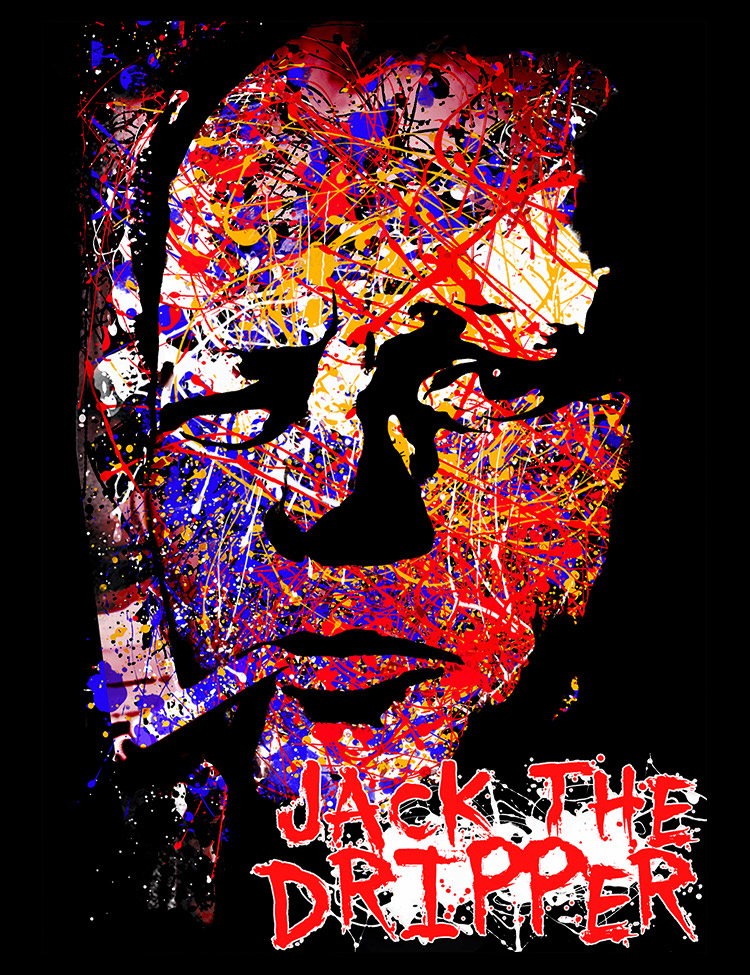 Jackson Pollock Inspired T-Shirt - Hellwood Outfitters