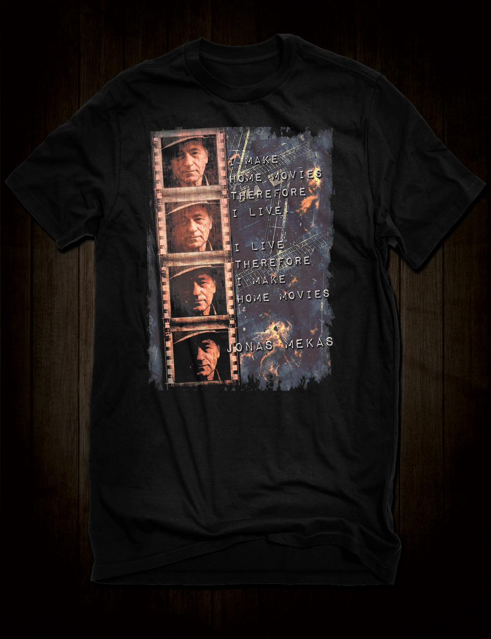 Jonas Mekas T-Shirt - Hellwood Outfitters