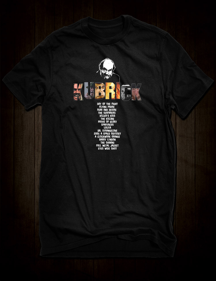 Stanley Kubrick Filmography T-Shirt