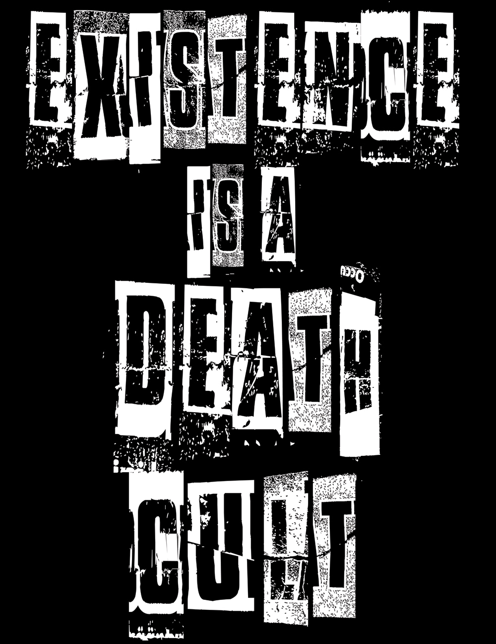 Existence Is A Death Cult T-Shirt - Hellwood Outfitters