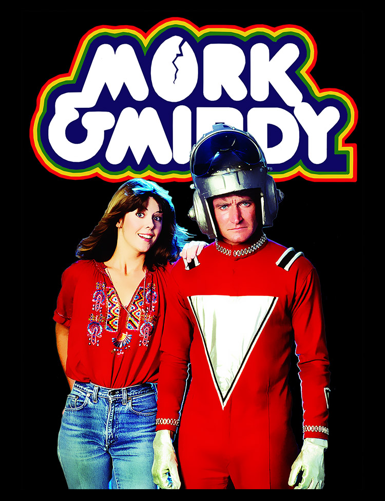 Mork And Mindy T-Shirt - Hellwood Outfitters