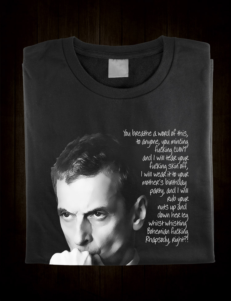 Malcolm Tucker - Master of the Dark Arts Political comedy t-shirt