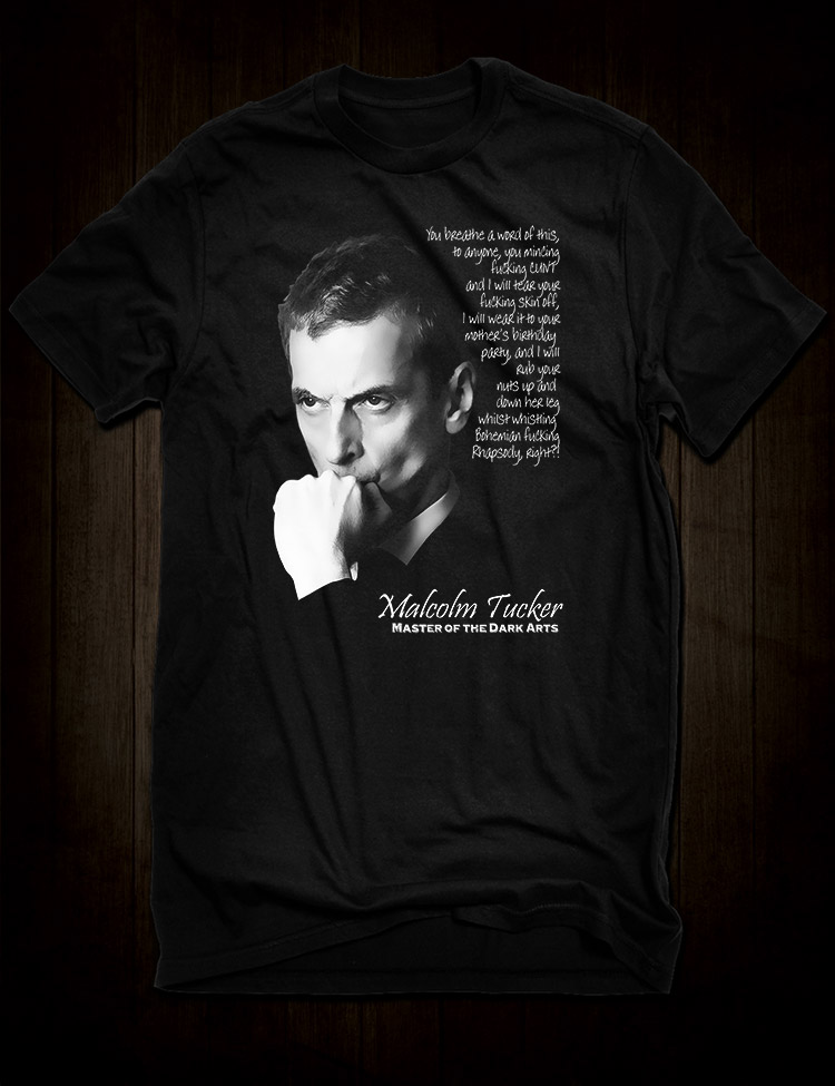 Malcolm Tucker - Master of the Dark Arts T-Shirt - Hellwood Outfitters