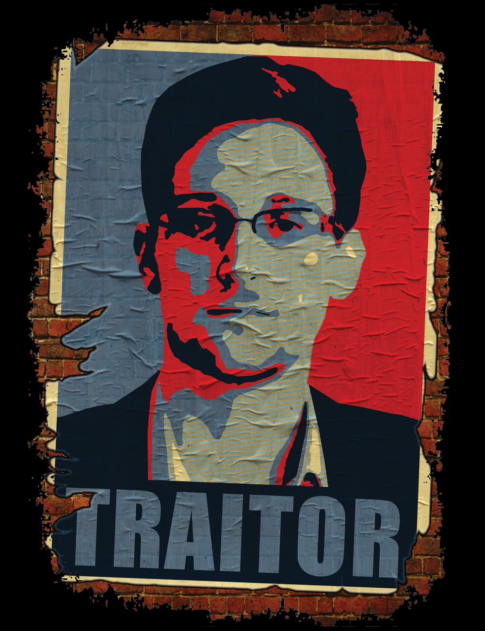 Edward Snowden Traitor T-Shirt - Hellwood Outfitters