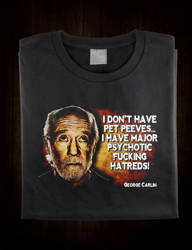 George Carlin T-Shirt - Hellwood Outfitters