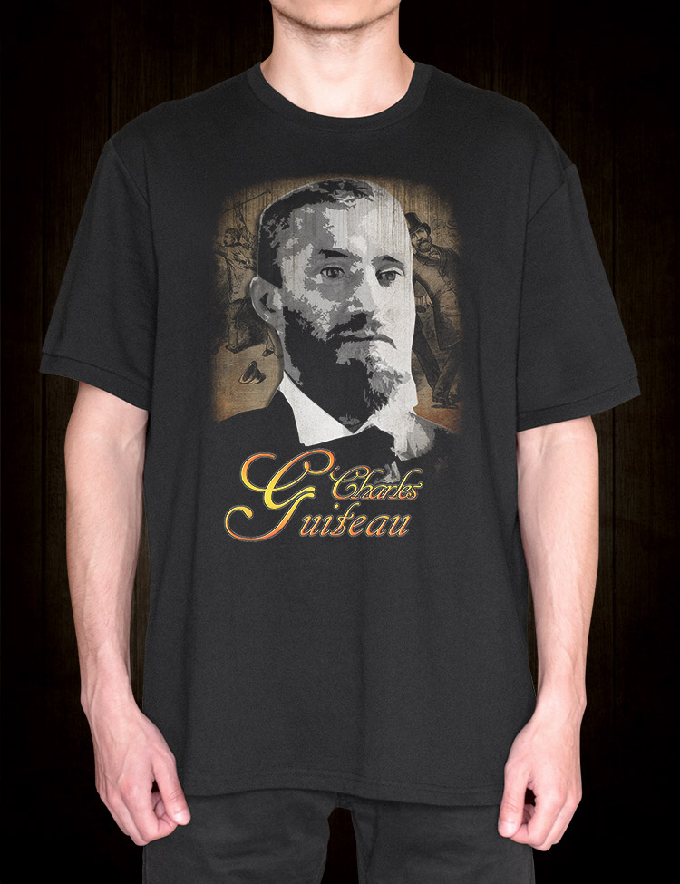 President Garfield Assassination T-Shirt Guiteau