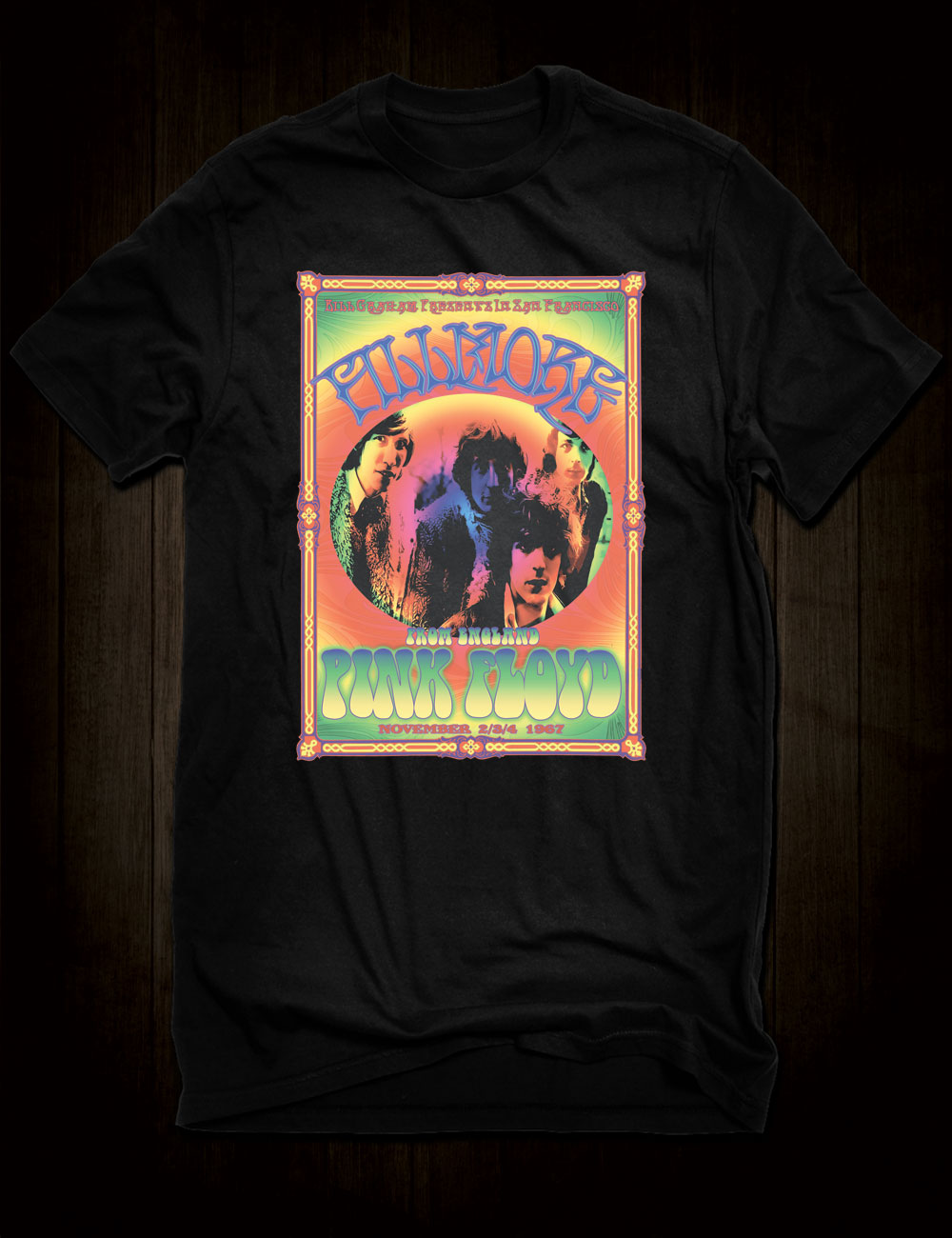 Pink Floyd Live At The Fillmore T-Shirt - Hellwood Outfitters