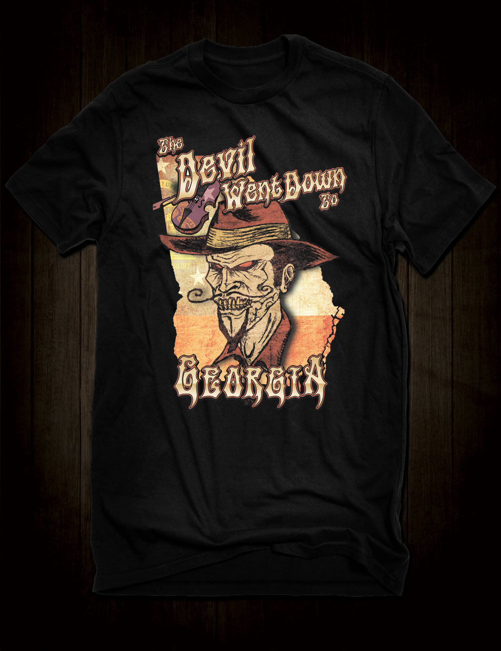 The Devil Went Down To Georgia T-Shirt - Hellwood Outfitters