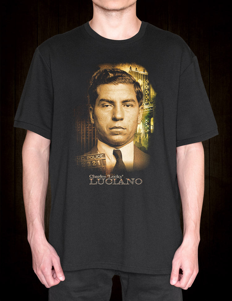 Charles 'Lucky' Luciano T-Shirt - Hellwood Outfitters