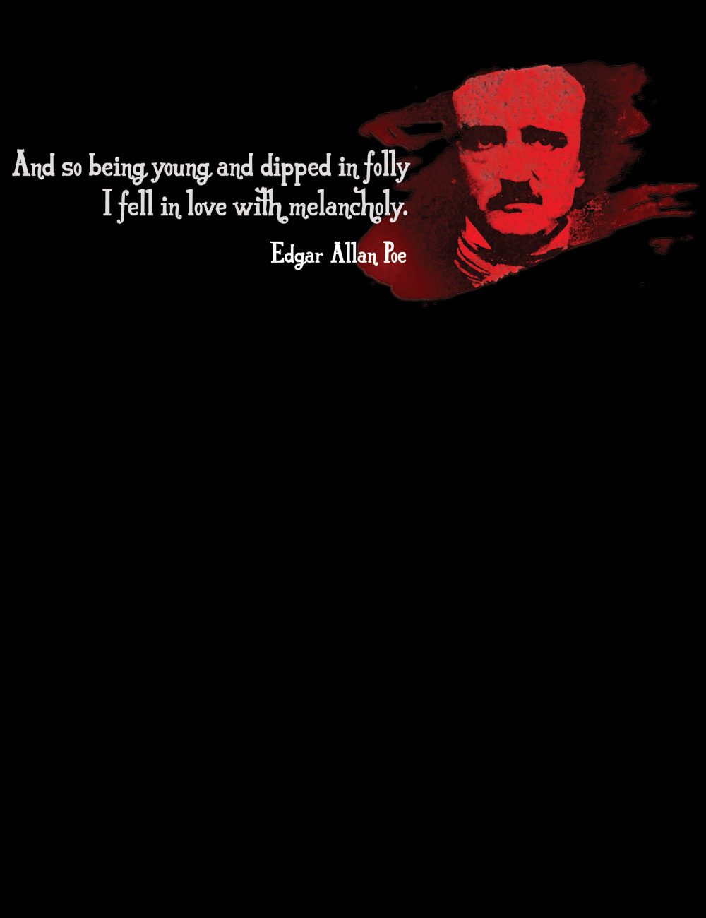 Edgar Allan Poe Quote T-Shirt - Hellwood Outfitters