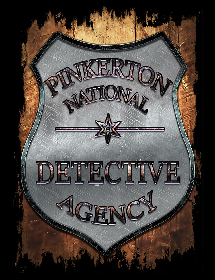 Pinkertons Detective Agency T-Shirt - Hellwood Outfitters