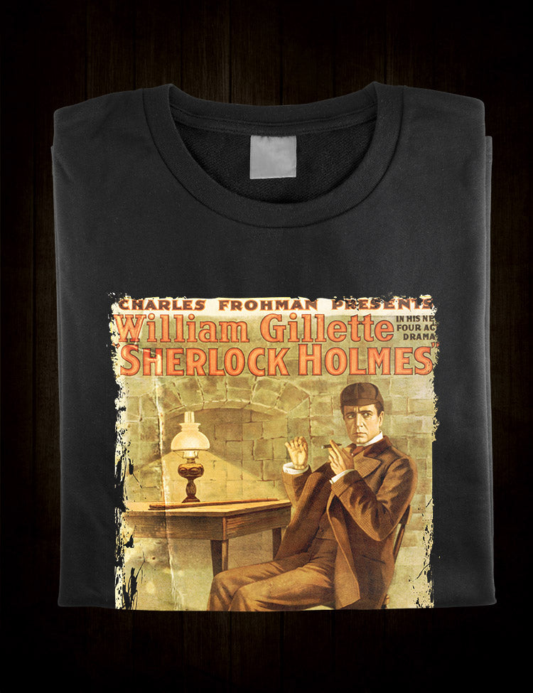 William Gillette - Sherlock Holmes T-Shirt