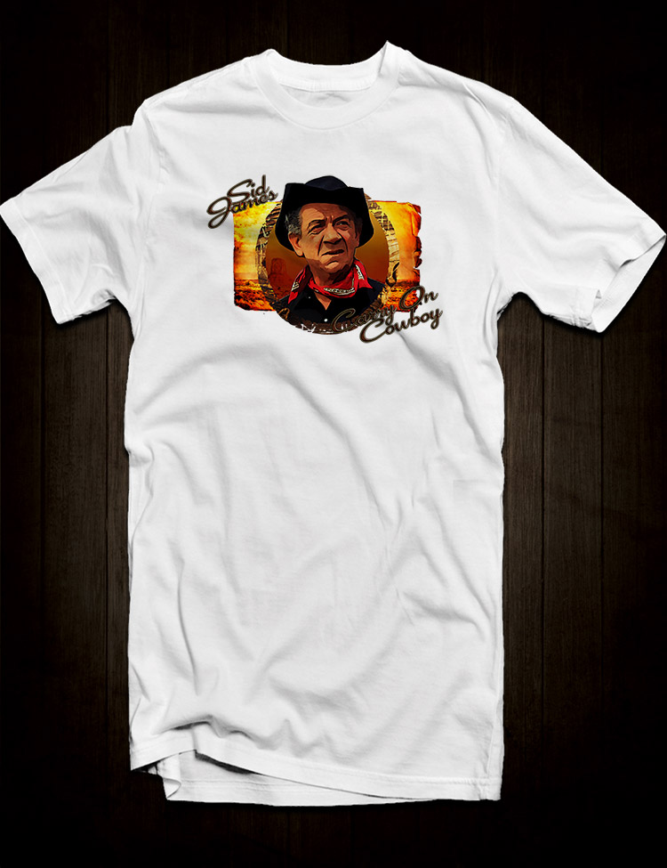 Sid James Carry On Cowboy T-Shirt - Hellwood Outfitters