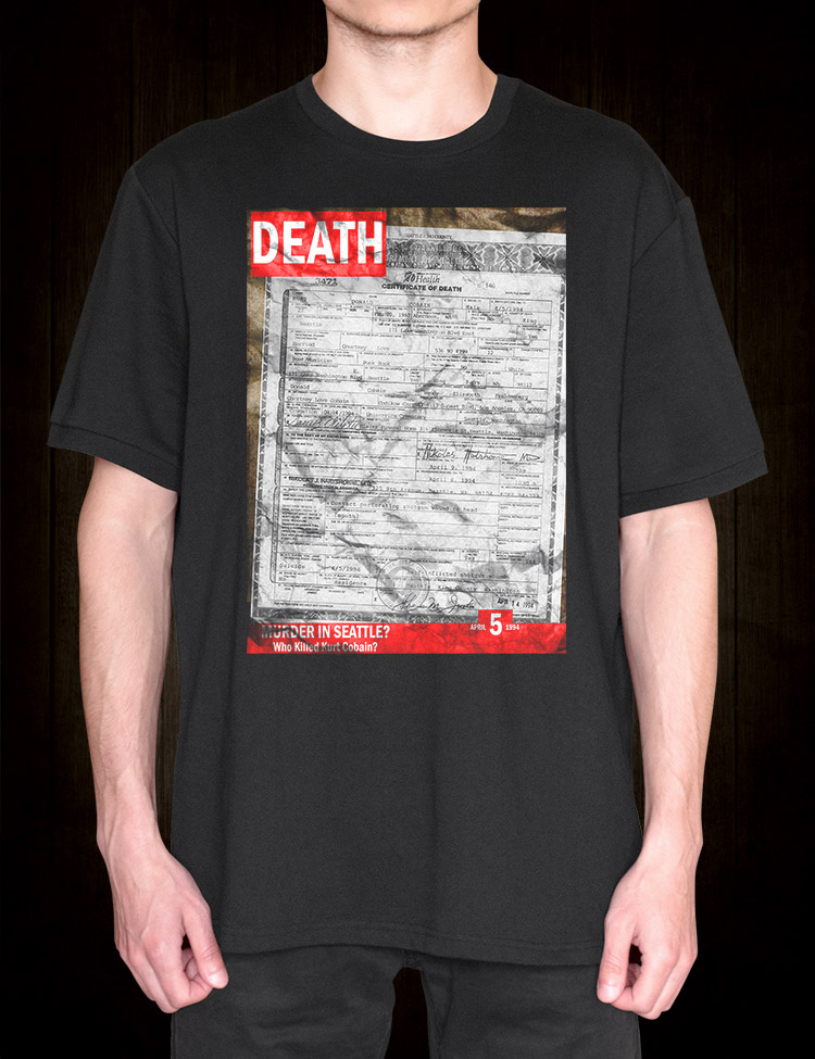 Kurt Cobain Murder T-Shirt - Hellwood Outfitters
