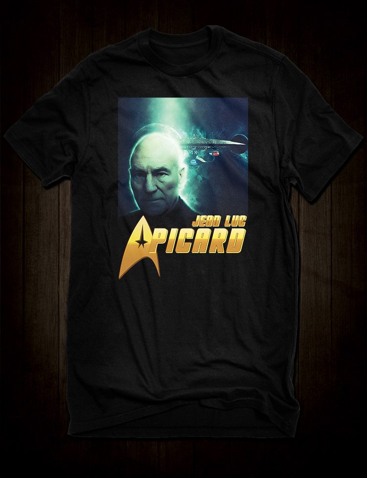 Jean-Luc Picard T-Shirt - Hellwood Outfitters
