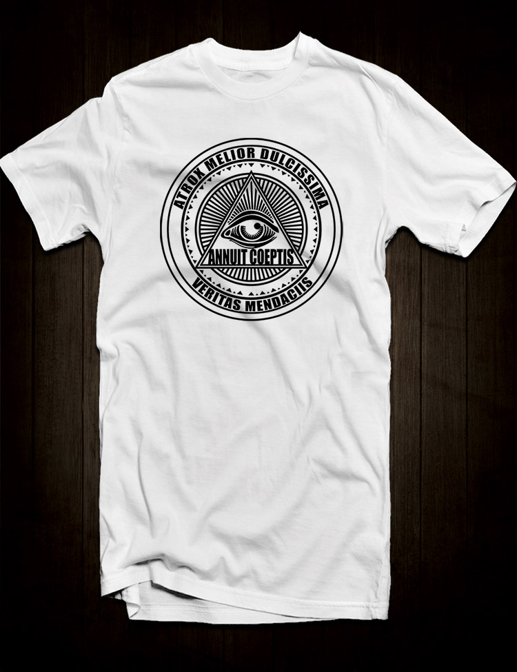 White All Seeing Eye T-Shirt