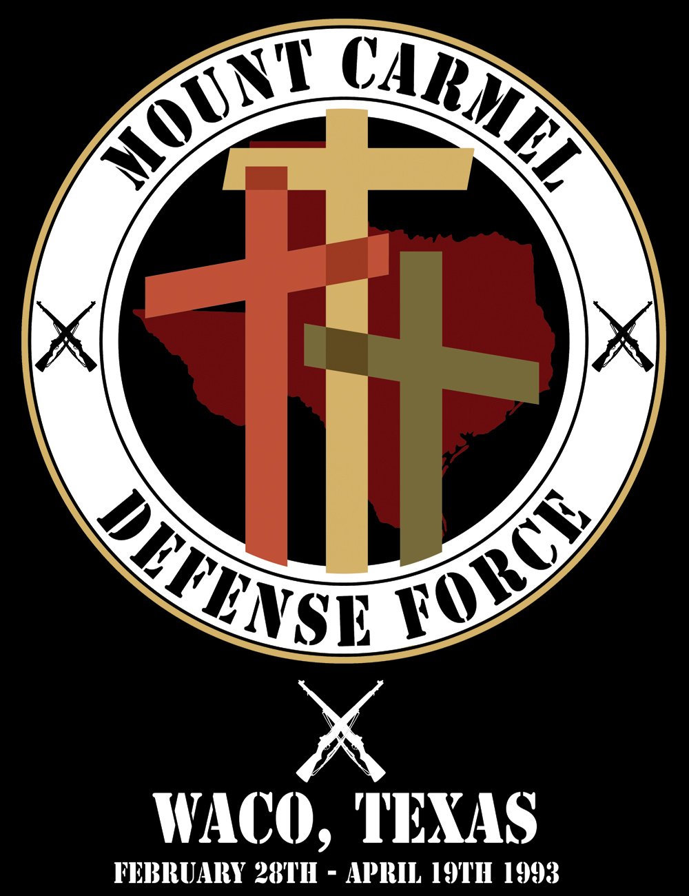 Mount Carmel Defense Force T-Shirt - Hellwood Outfitters
