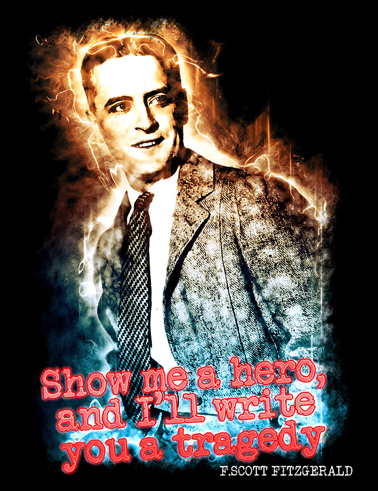 F. Scott Fitzgerald Quote T-Shirt - Hellwood Outfitters