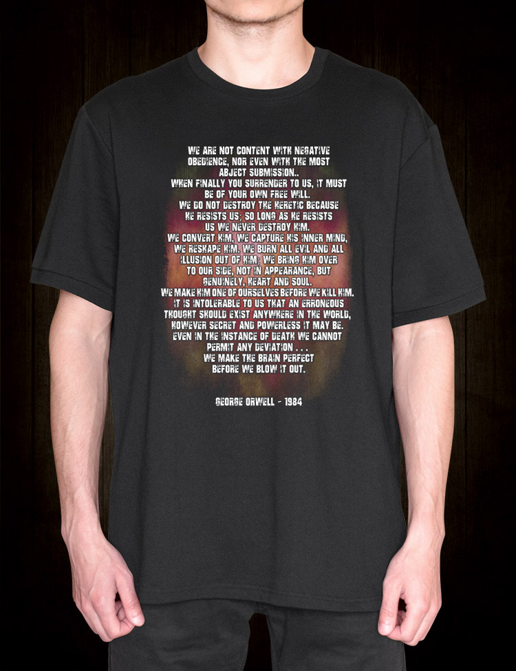 George Orwell Quote T-Shirt - Hellwood Outfitters