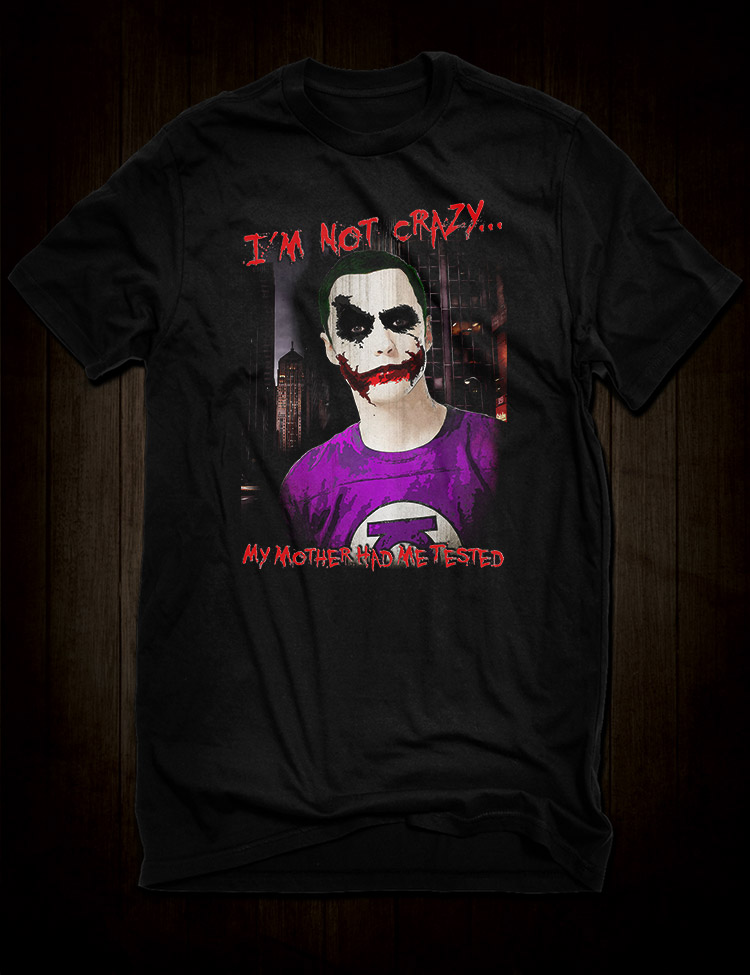 Sheldon Cooper - The Joker T-Shirt - Hellwood Outfitters