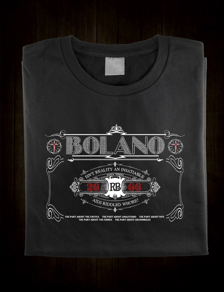 Roberto Bolano 2666 T-Shirt - Hellwood Outfitters