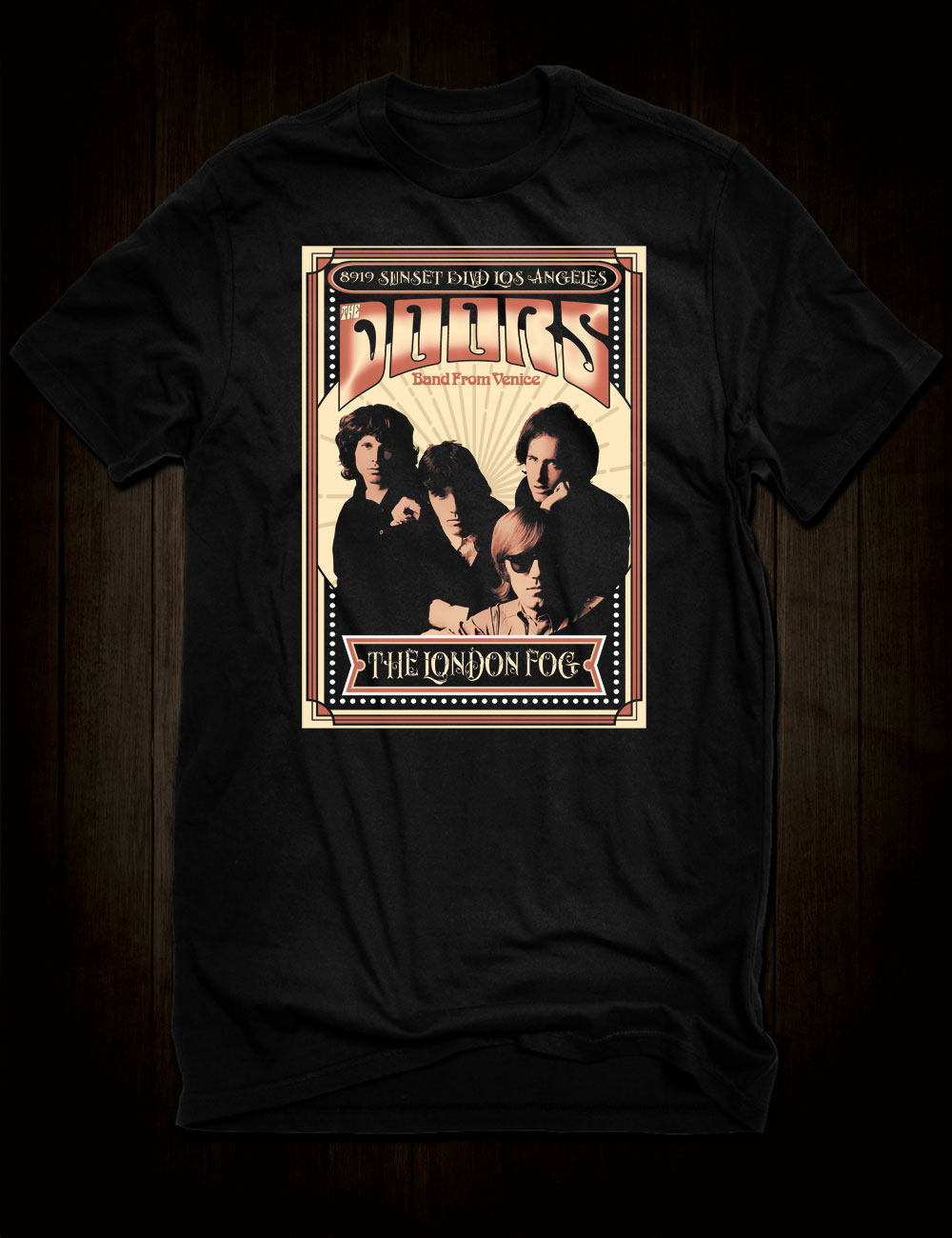 The Doors - Band From Venice T-Shirt - Hellwood Outfitters