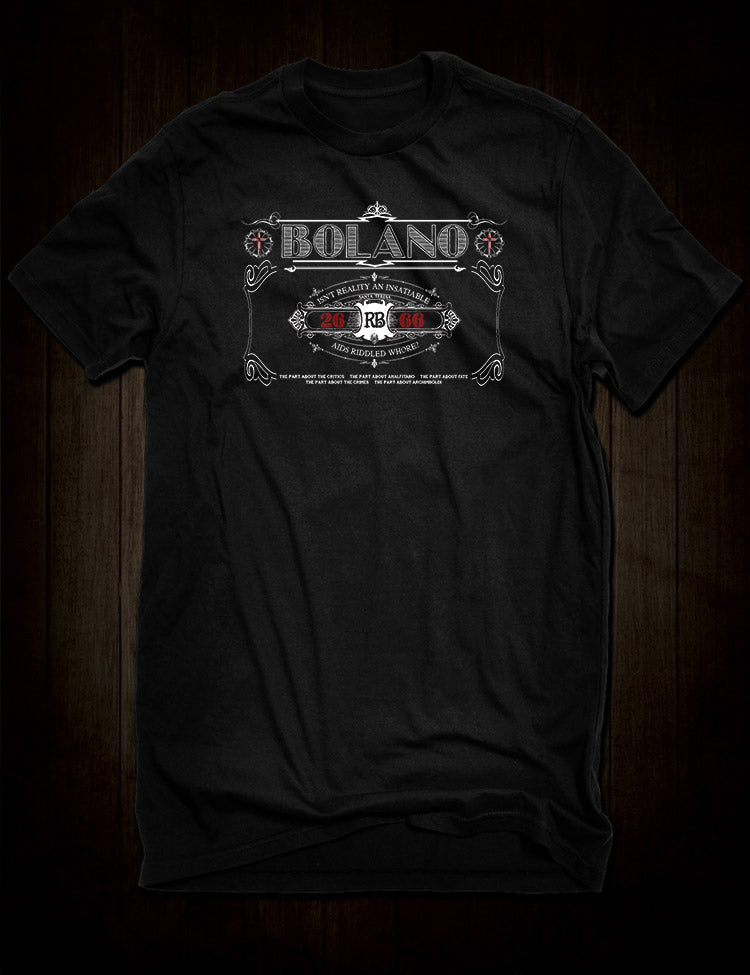 Roberto Bolano 2666 T-Shirt - Hellwood Outfitters