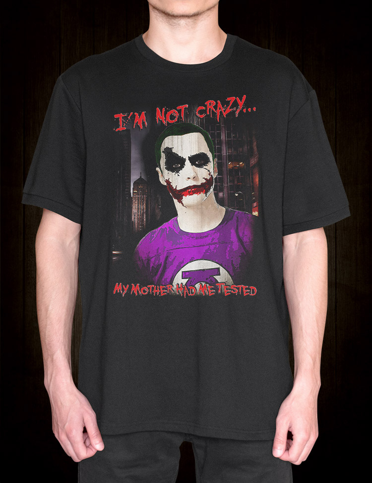 Sheldon Cooper - The Joker T-Shirt - Hellwood Outfitters
