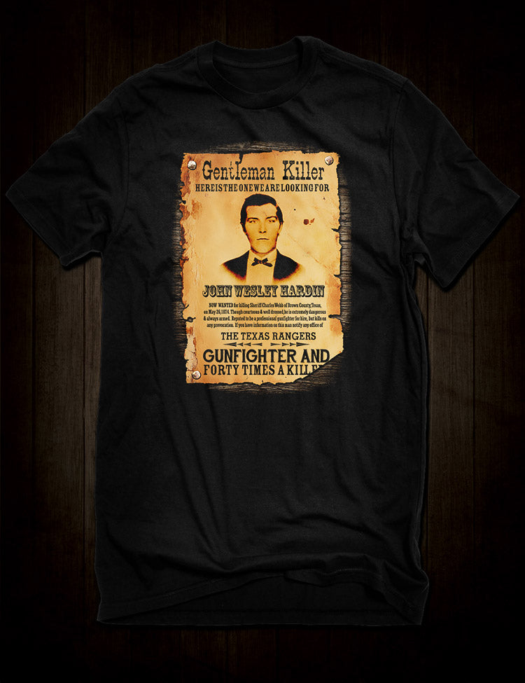 John Wesley Hardin T-Shirt - Hellwood Outfitters