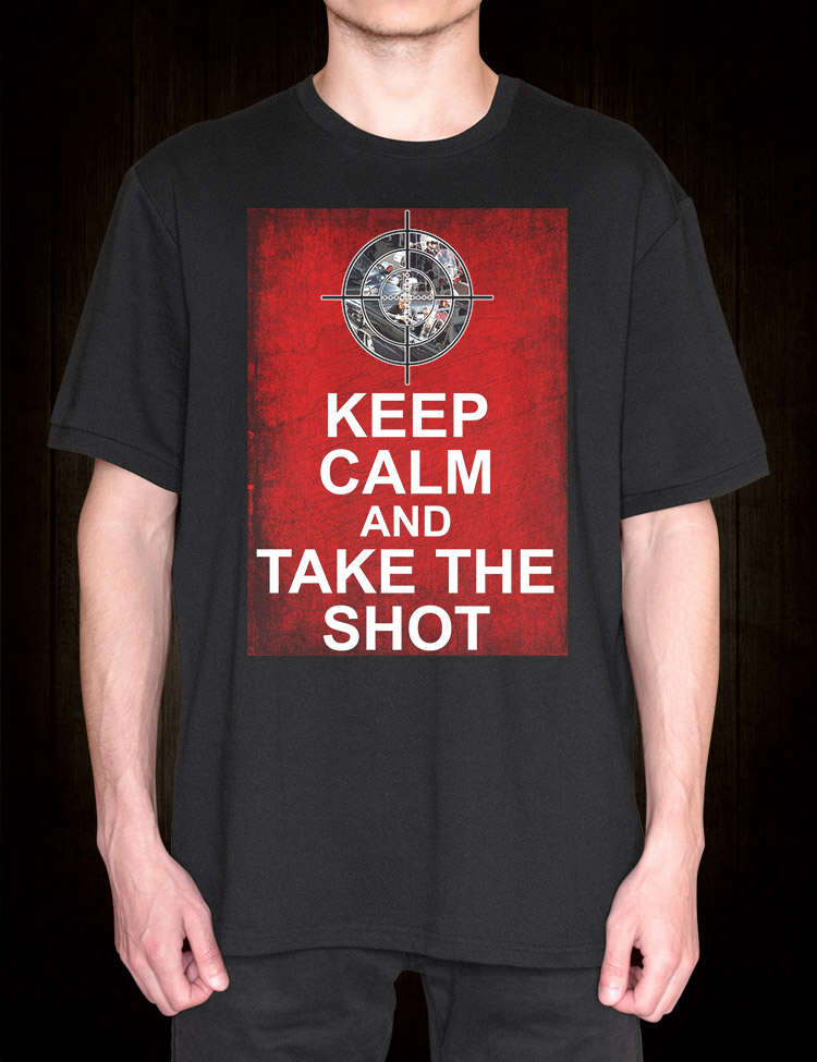 Keep Calm & Take The Shot T-Shirt - Hellwood Outfitters