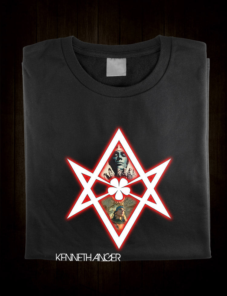 Iconic Lucifer Rising Tee - Tribute to Kenneth Anger's Visionary Film