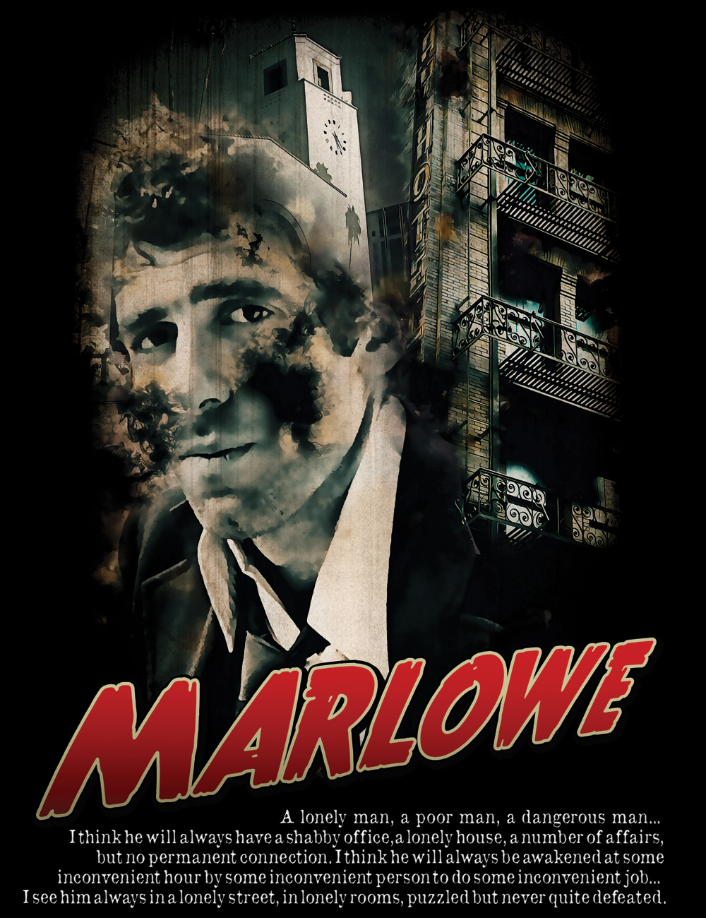 Philip Marlowe T-Shirt - Hellwood Outfitters