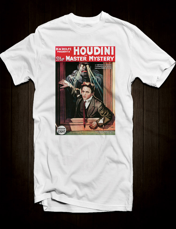 Harry Houdini In The Master Mystery T-Shirt - Hellwood Outfitters