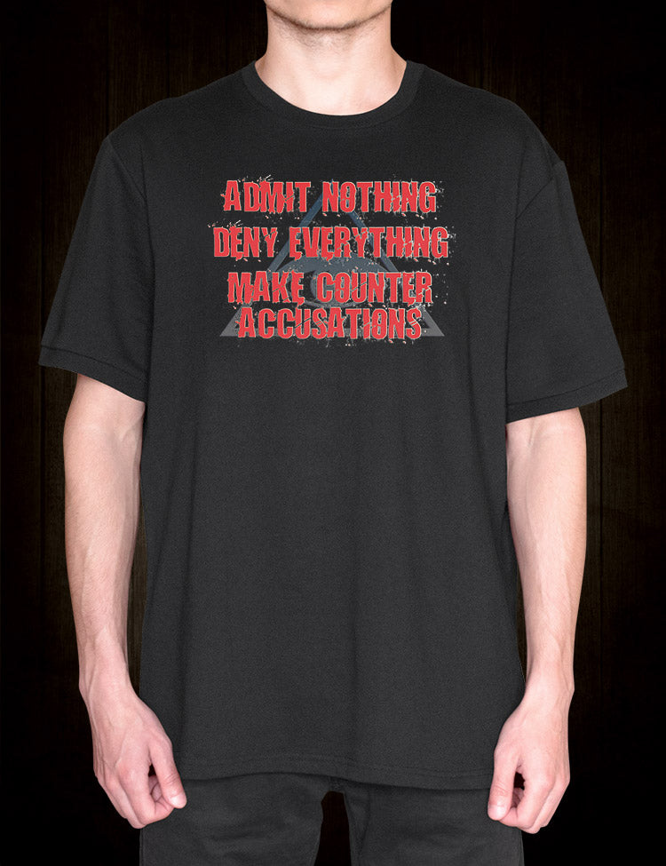 Conspiracy Theories T-Shirt Admit Nothing