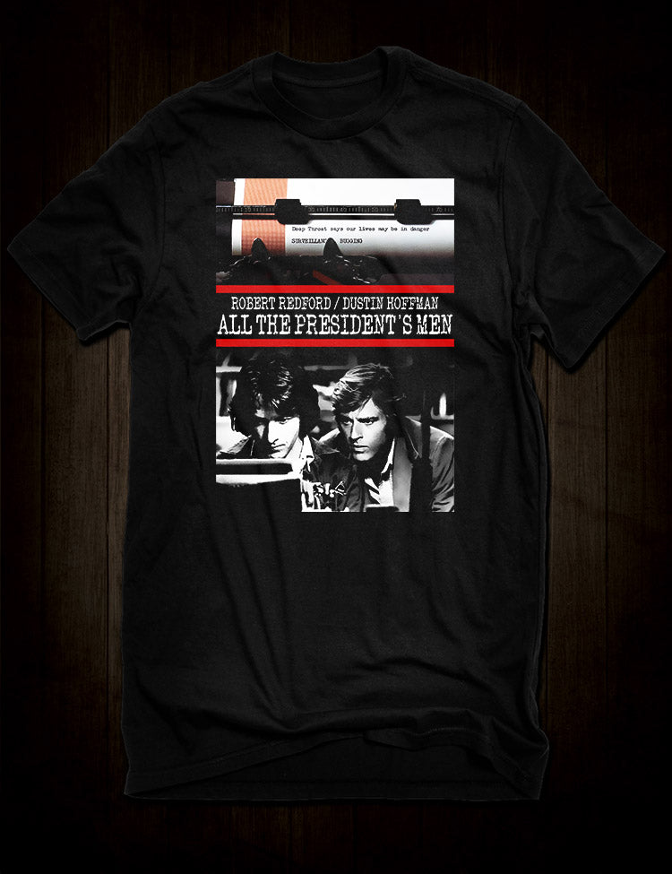 Robert Redford Dustin Hoffman All The President's Men T-Shirt