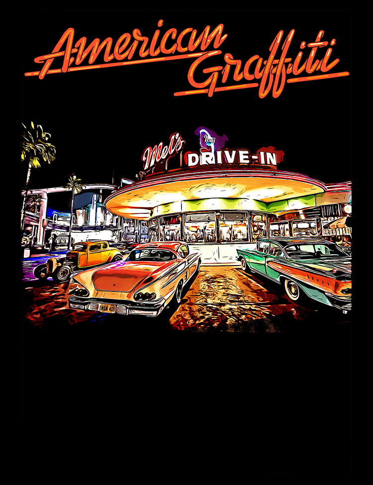 1960s Rock 'n' Roll Inspired American Graffiti T-Shirt