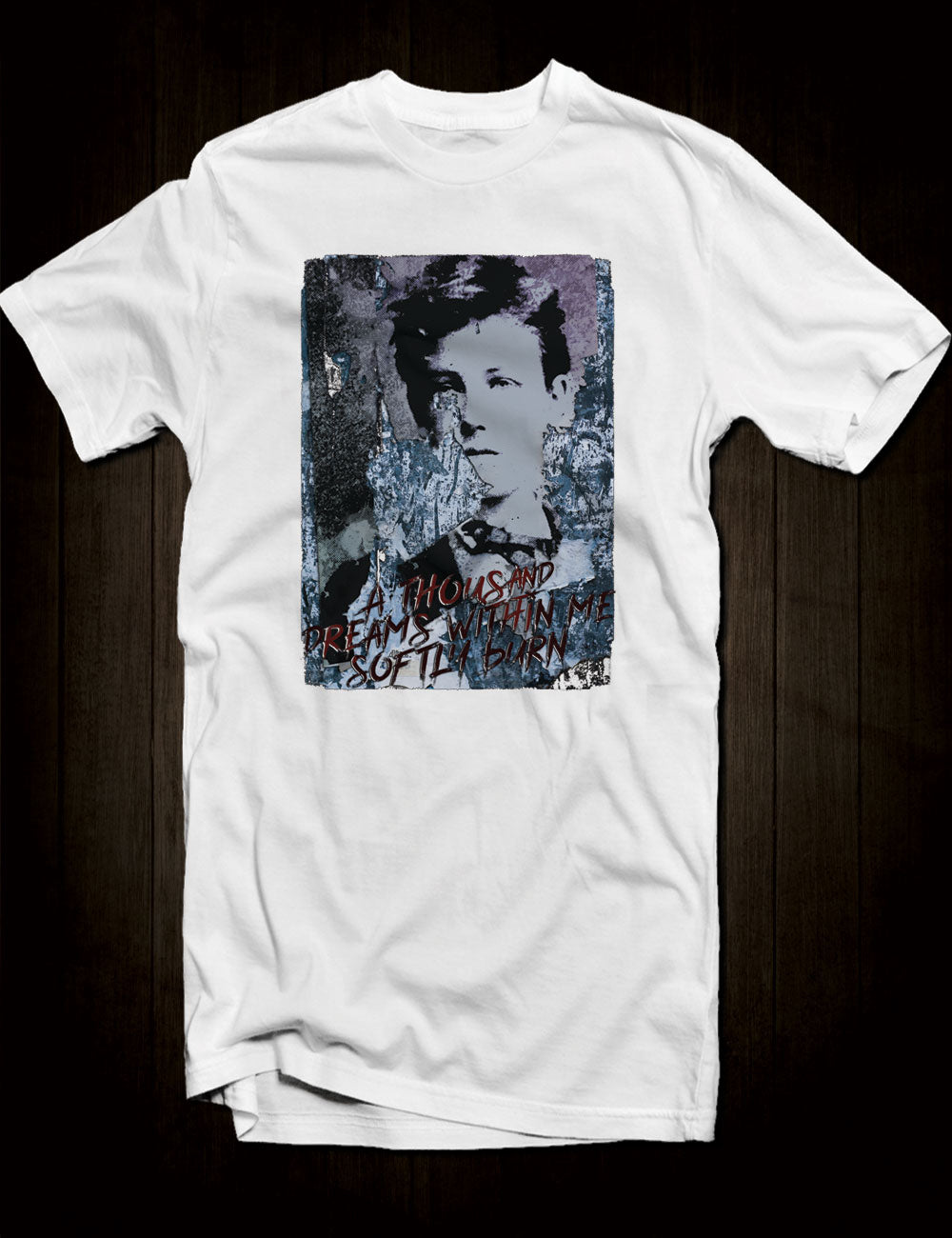 White Arthur Rimbaud T-Shirt