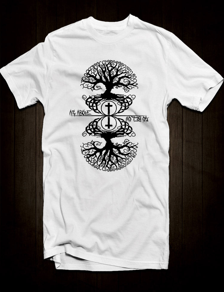 White As Above So Below T-Shirt