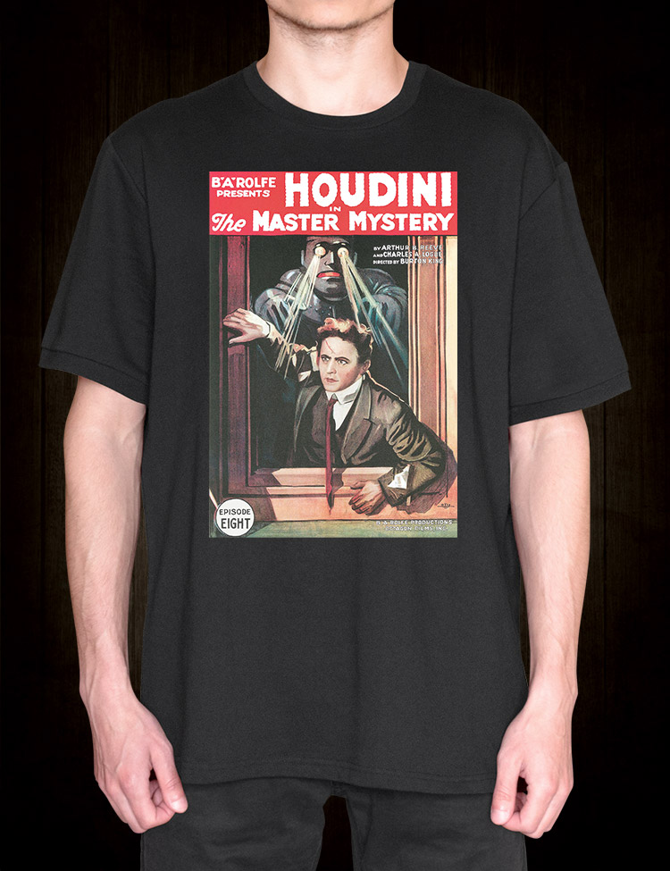 Harry Houdini In The Master Mystery T-Shirt - Hellwood Outfitters