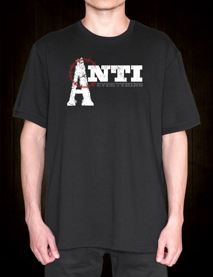 Slogan T-Shirt Anti Everything