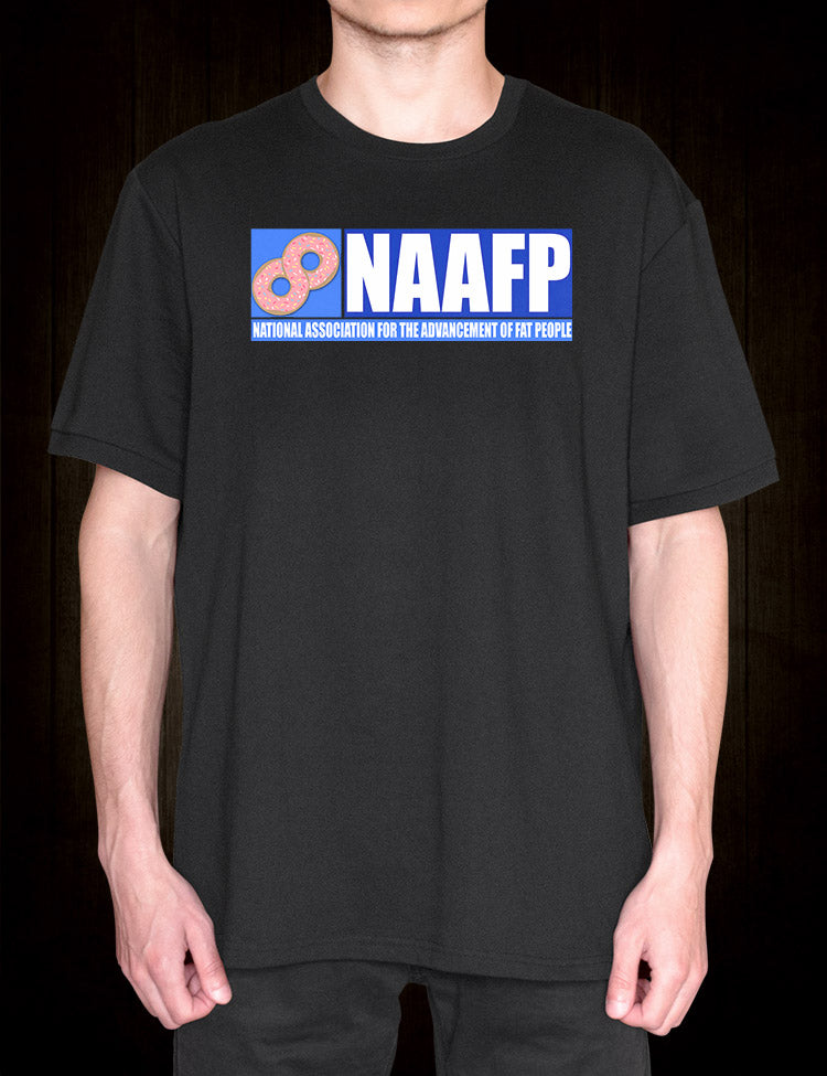 NAAFP - National Association For The Advancement Of Fat People T-Shirt - Hellwood Outfitters