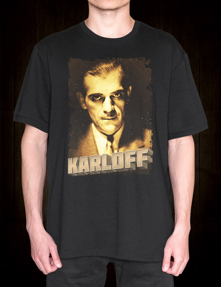 Horror Icon Boris Karloff T-Shirt