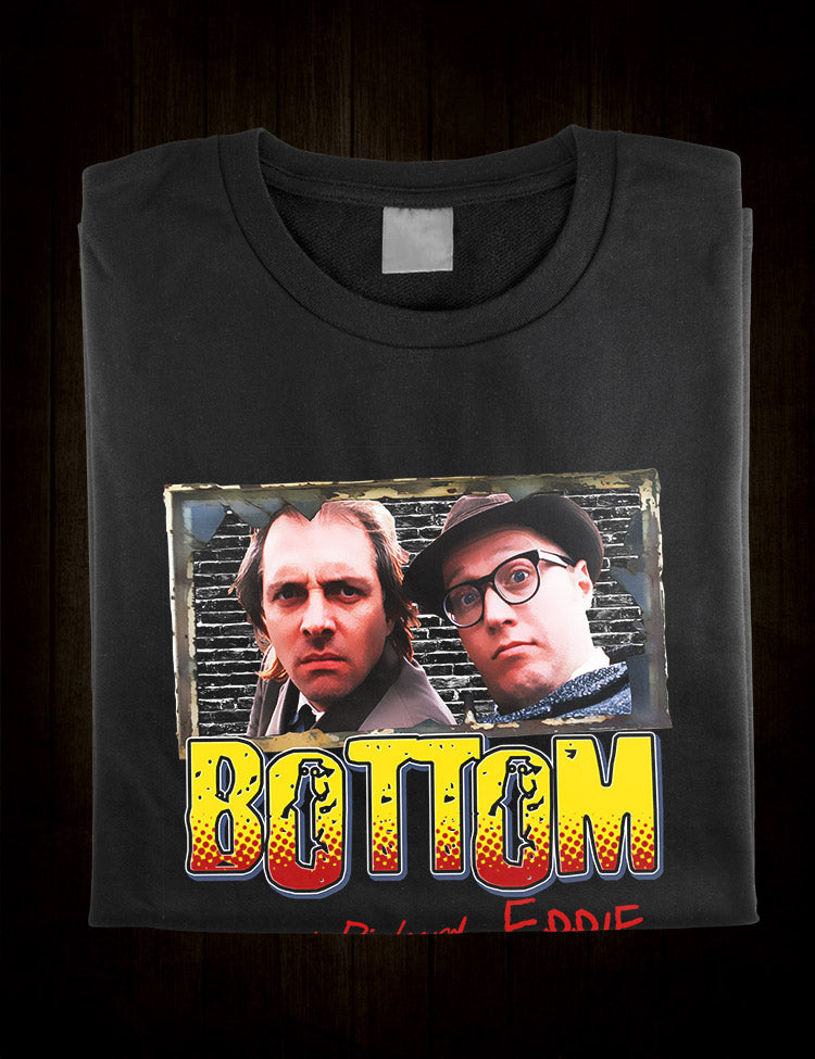 Rik Mayall Ade Edmondson Bottom T-Shirt