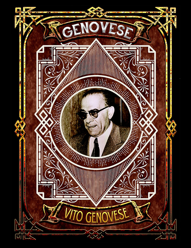 Vito Genovese Five Families T-Shirt