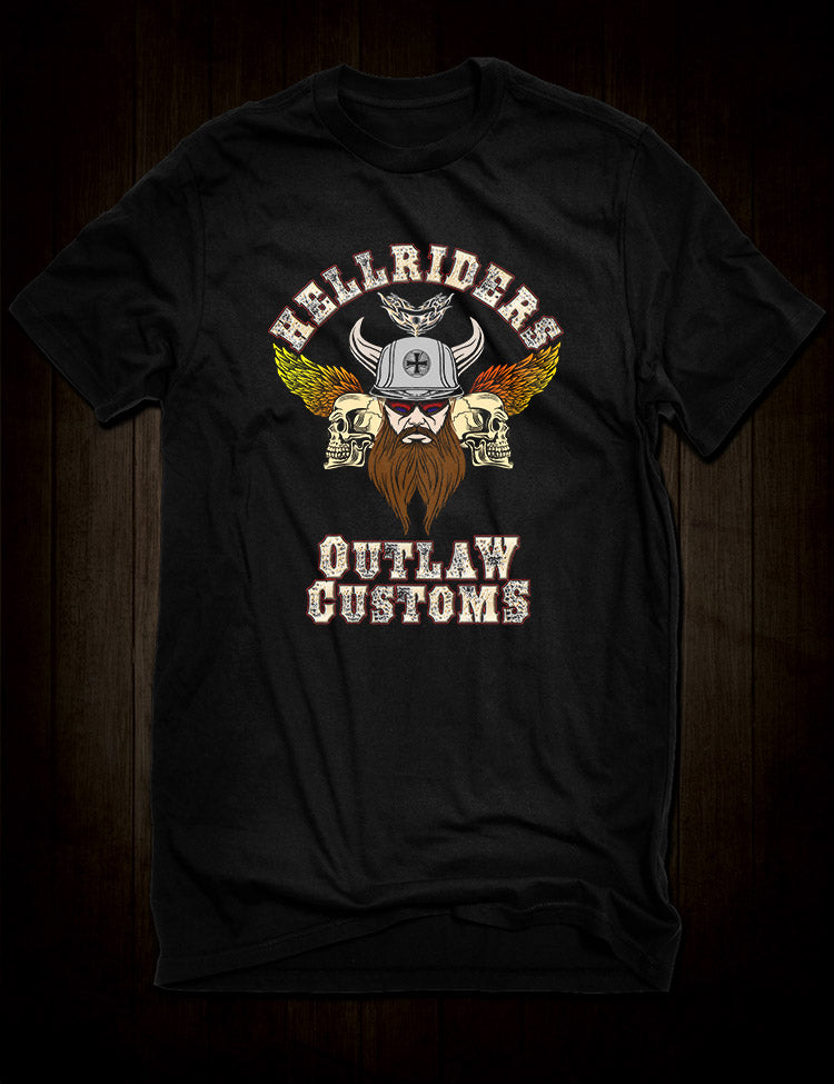 Hellriders Outlaw Customs T-Shirt - Hellwood Outfitters