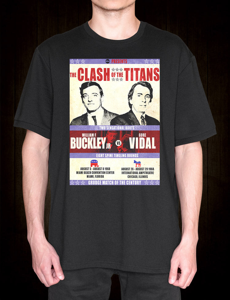 William F Buckley vs Gore Vidal T-Shirt