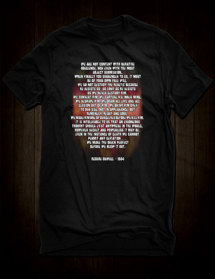 George Orwell Quote T-Shirt - Hellwood Outfitters